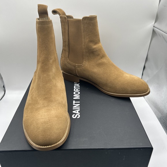 Saint Morta Other - NEW Saint Morta Nomad Chelsea Boot,Tan Suede Leather,Leather Sole,Men's SZ:10M
